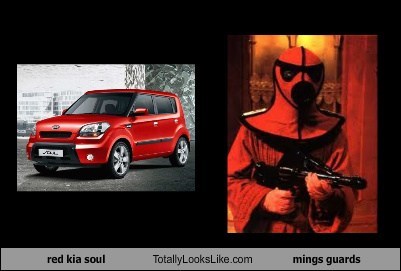red kia soul Totally Looks Like mings guards