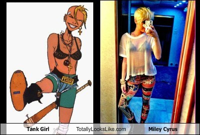 Tank Girl Totally Looks Like Miley Cyrus
