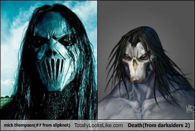 Mick Thompson (#7 from Slipknot) Totally Looks Like Death (from Darksiders 2)
