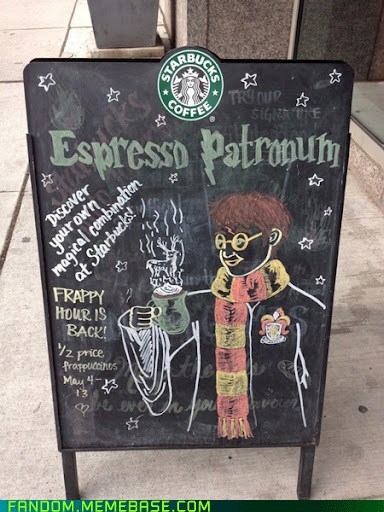My Patronus is a Coffee Bean