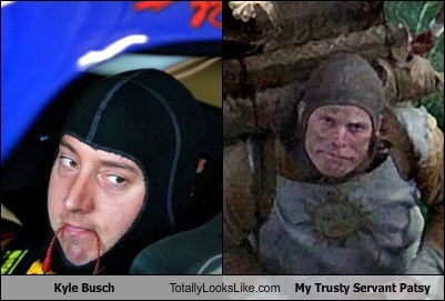 Kyle Busch Totally Looks Like Terry Gilliam (My Trusty Servant Patsy)