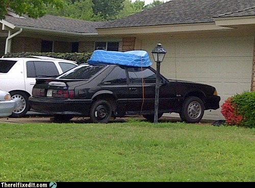 There I Fixed It: White Trash Sunroof Repair