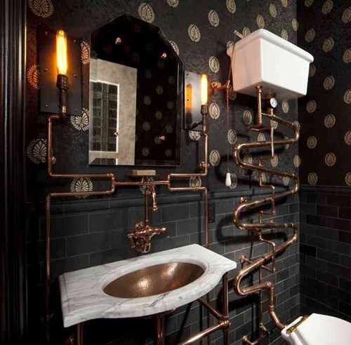 Steampunk Bathroom of the Day