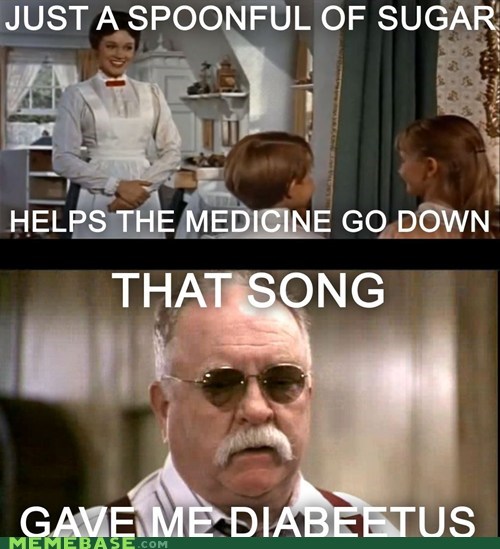 Just a Spoonful of Sugar Makes the Diabeetus Go Up