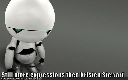 Brain the Size of a Planet, Still Compared to Kristen Stewart