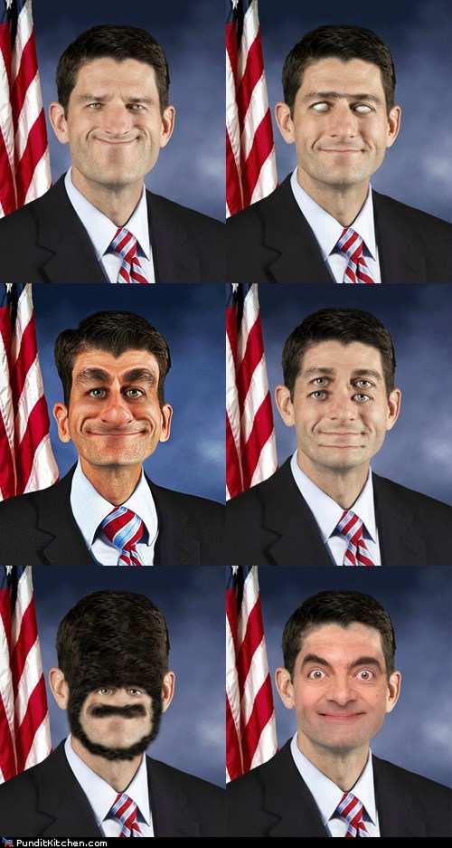 Paul Ryan's Face Gets Photoshopped Too