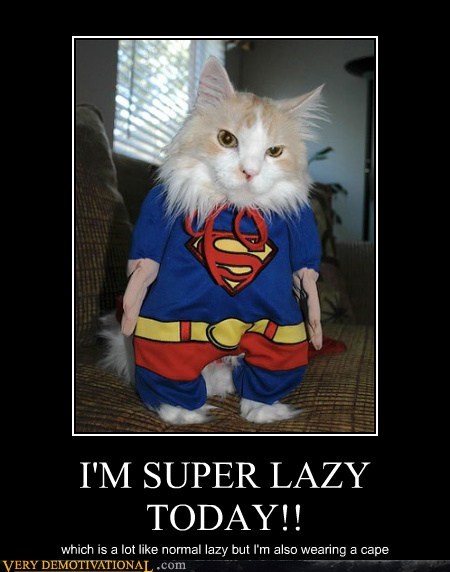 I'M SUPER LAZY TODAY!!