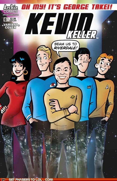 Archie Cast Cosplaying as "Star Trek" Characters