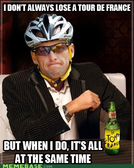 Poor Lance Pharmstrong!