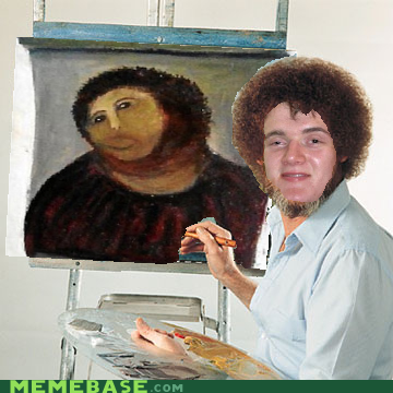 Let's Paint a Happy Little Jesus