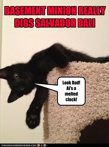 BASEMENT MINION REALLY DIGS SALVADOR DALI