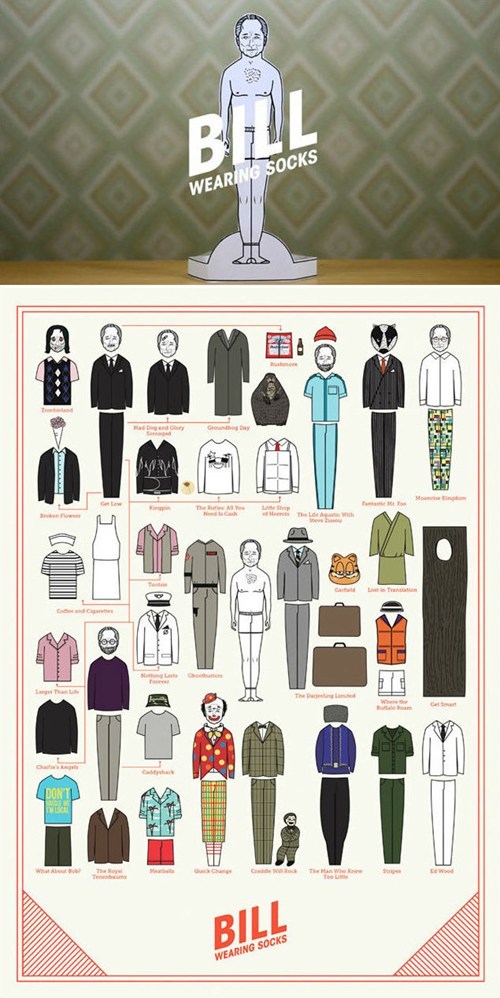 Bill Murray Paper Doll of the Day