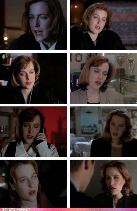 Go Home Scully. You're too Drunk to X-Files.