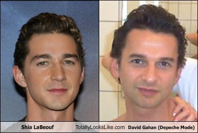 Shia LaBeouf Totally Looks Like David Gahan (Depeche Mode)