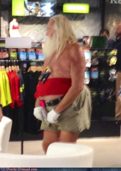 Poorly Dressed: This is Why We Don't See Santa 364 Days of the Year