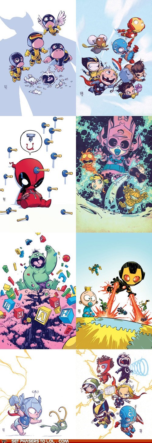 Set Phasers to LOL: Marvel Babies