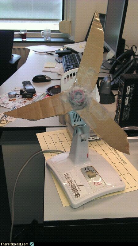We Really Needed the Fan...