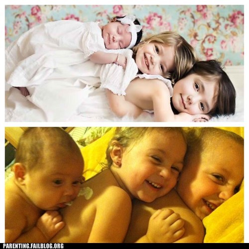 Parenting Fails: Tried to Recreate a Photo I Saw on Pinterest...