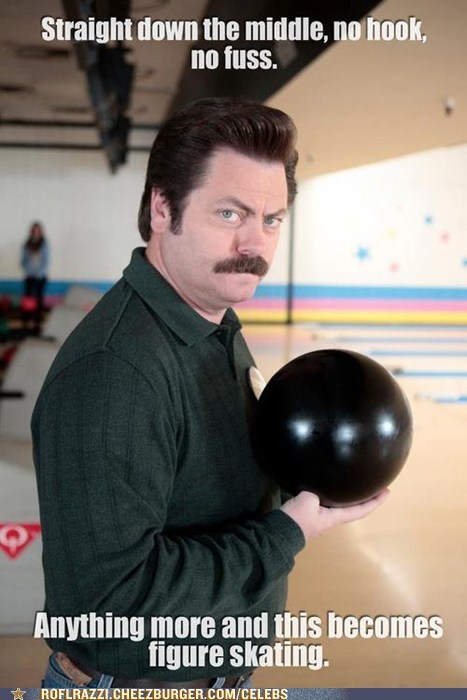 Bowling can get VERY Flamboyant VERY Fast, Apparently...
