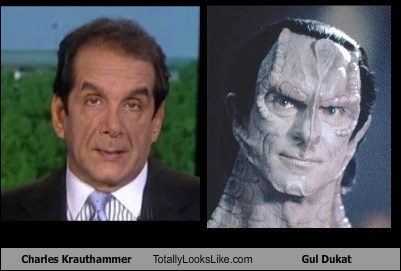 Totally Looks Like: Charles Krauthammer Totally Looks Like Gul Dukat