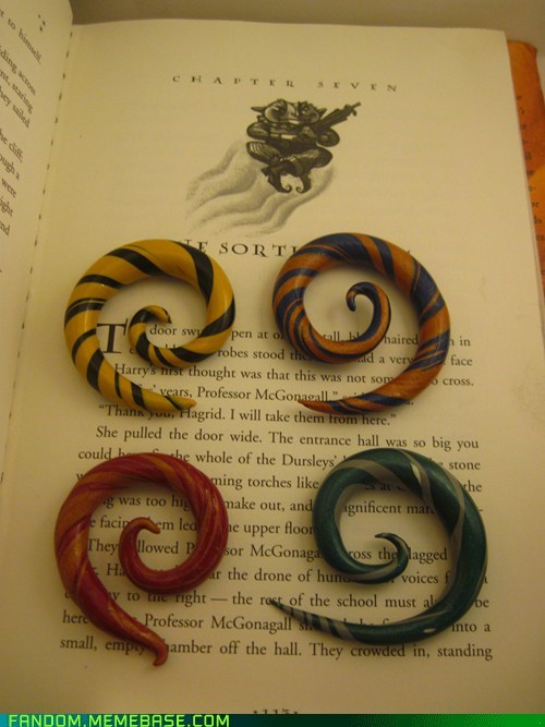 Harry Potter House Spirals 