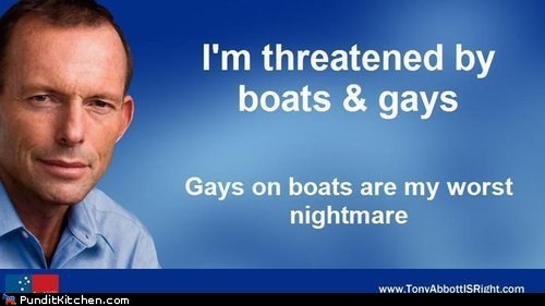 This is an Actual Political Poster From Australia