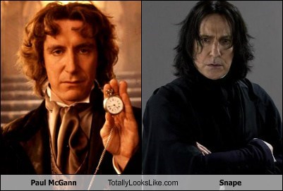 Paul McGann Totally Looks Like Alan Rickman as Severus Snape