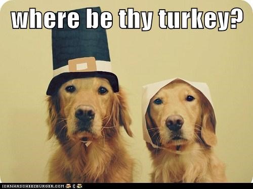 Where be thy turkey?