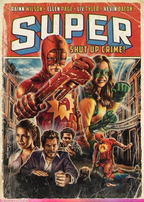 Vintage Comic Book Poster: "Super"