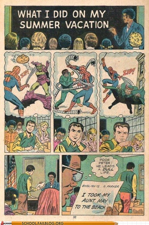 It's Tough Being Peter Parker