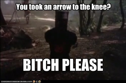Then Again, It WAS Only a Flesh Wound...