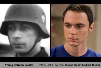Totally Looks Like: Young German Soldier Totally Looks Like Jim Parsons (Sheldon Cooper, Big Bang Theory)