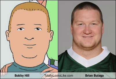 Bobby Hill (King of the Hill) Totally Looks Like Brian Bulaga