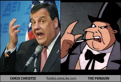 New Jersey Governor Chris Christie Totally Looks Like The Penguin (Batman)