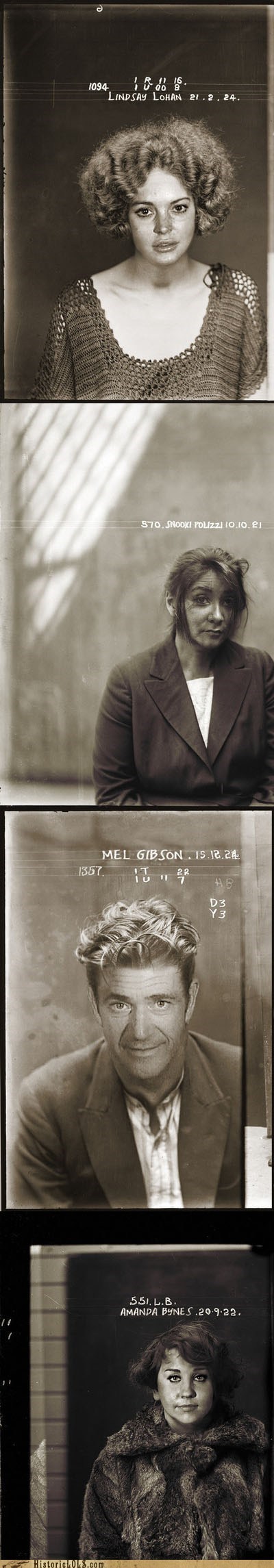 Historic LOLs: Olde Timey Celebrity Mugshots