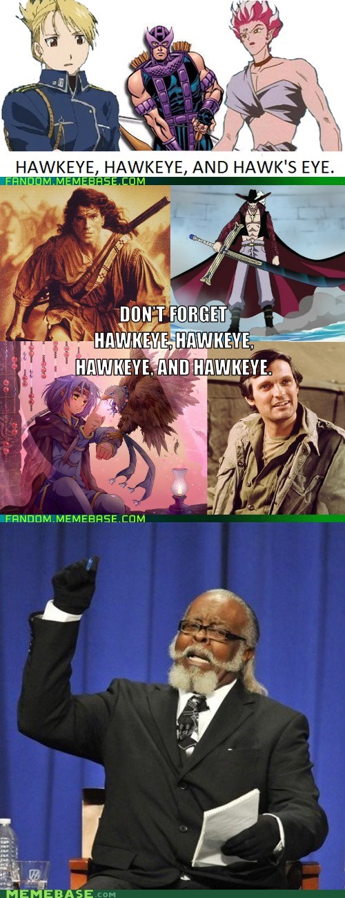 The Amount of Hawkeyes....
