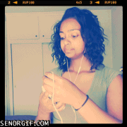 Señor Gif: What Did She Listen To?