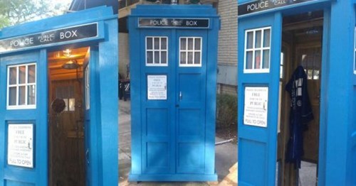 WIN!: TARDIS Shower WIN