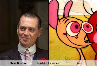 Steve Buscemi Totally Looks Like Ren from Ren and Stimpy