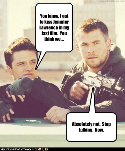 Hemsworth Will Have None of Your Bromance!