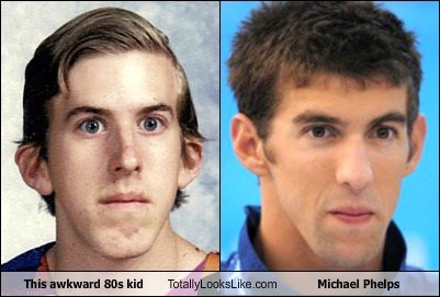 This Awkward '80s Kid Totally Looks Like Michael Phelps