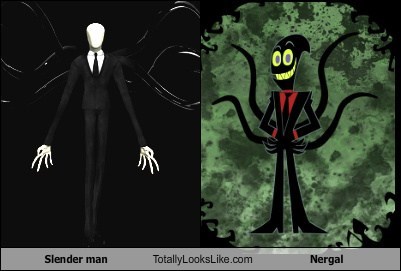 Slender man Totally Looks Like Nergal