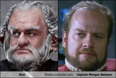 Dori (The Hobbit) Totally Looks Like Kelsey Grammer (Captain Morgan Bateson)