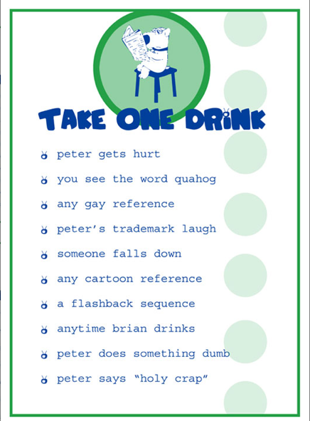 Family Guy, the Drinking Game