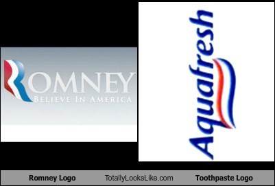 Romney Logo Totally Looks Like Toothpaste Logo