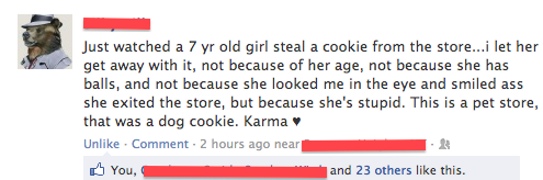 Karma's a Female Dog