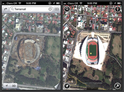 Amazing iOS 6 Maps of the Day