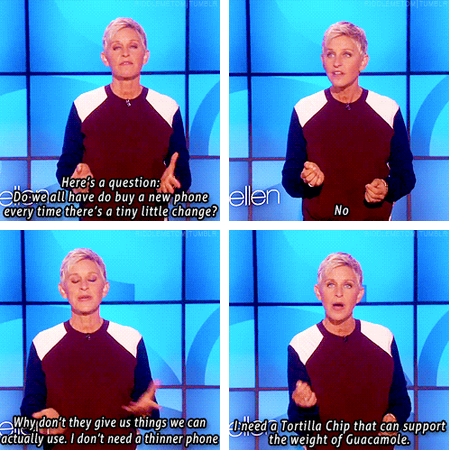 Ellen Nails it as Usual