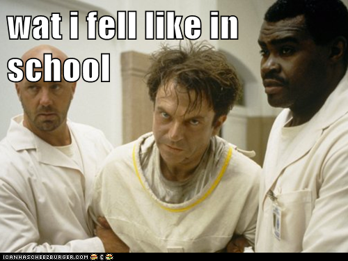 wat i fell like in school