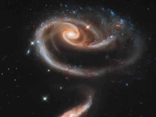 Arp 273 the Rose of Galaxies